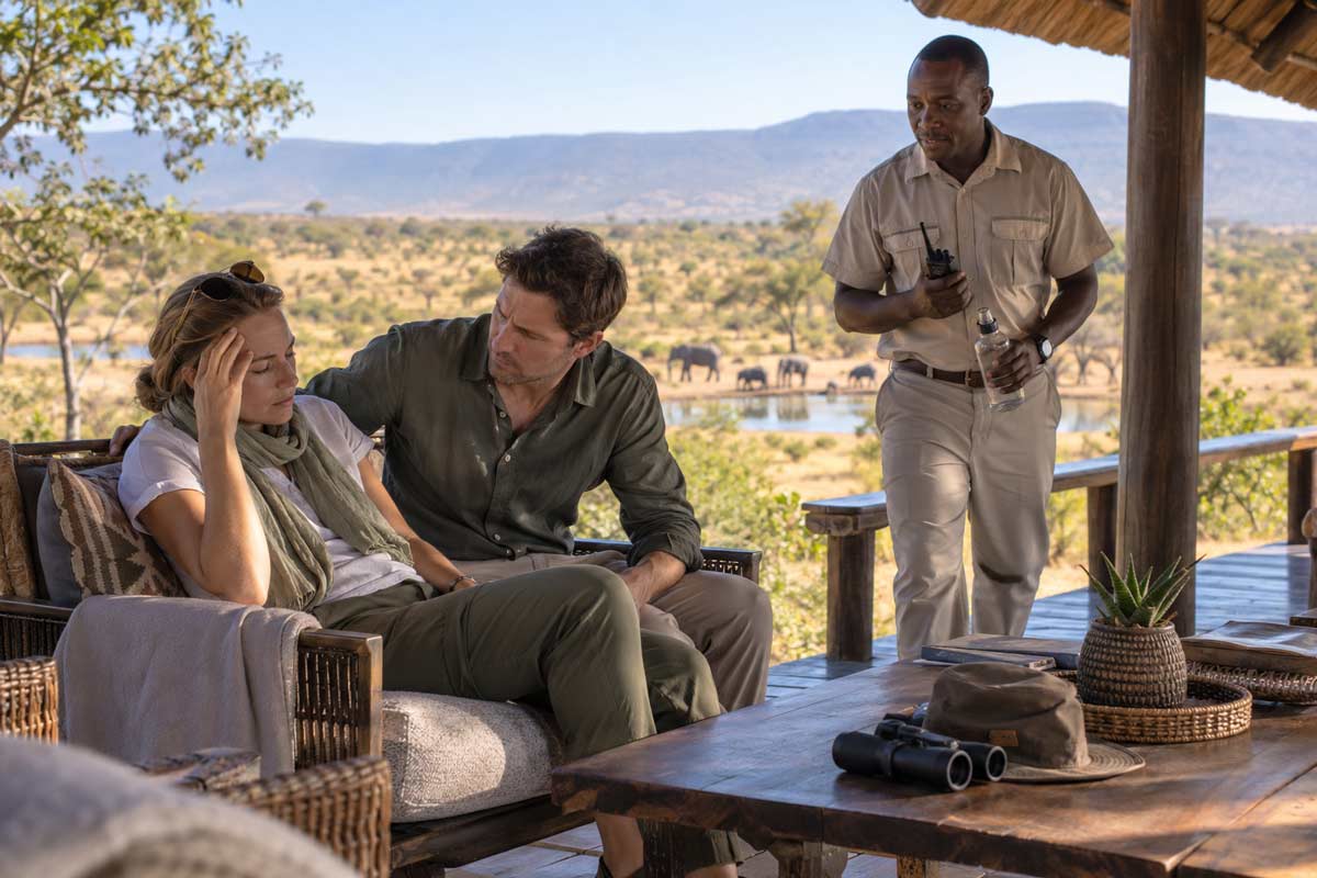 Remote lodge medical emergency