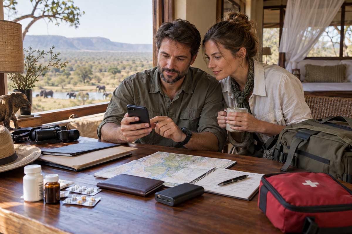 Safari lodge emergency assistance